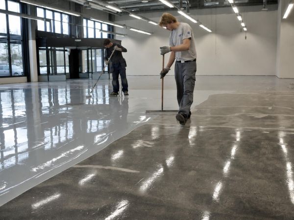 Наливные эпоксидные полы Elastomeric Systems для промышленных и коммерческих объектов