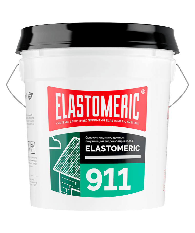Мастика для гидроизоляции металлической и шиферной кровли Elastomeric 911