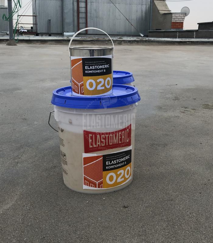 Компоненты А и В грунтовки Elastomeric 020